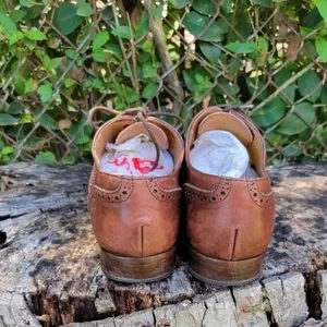 Jack Erwin | Shoes | Jack Erwin Mens Brown Leather Wingtip  display picture 2